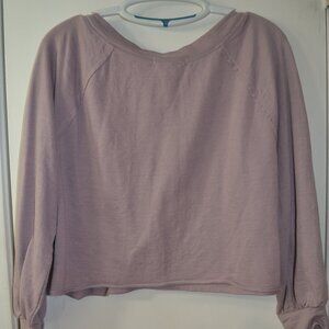 long sleeve crop top